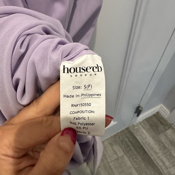 House of CB Breeze Orchid Satin Corset Maxi Dress - Picture 15 of 16